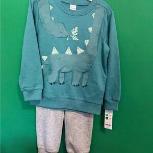 Brand New w/tags Carter's Teal Toddler Sweatshirt Size 4T